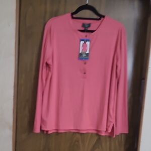 G.H. Bass & Co. Coral Long Sleeve Blouse